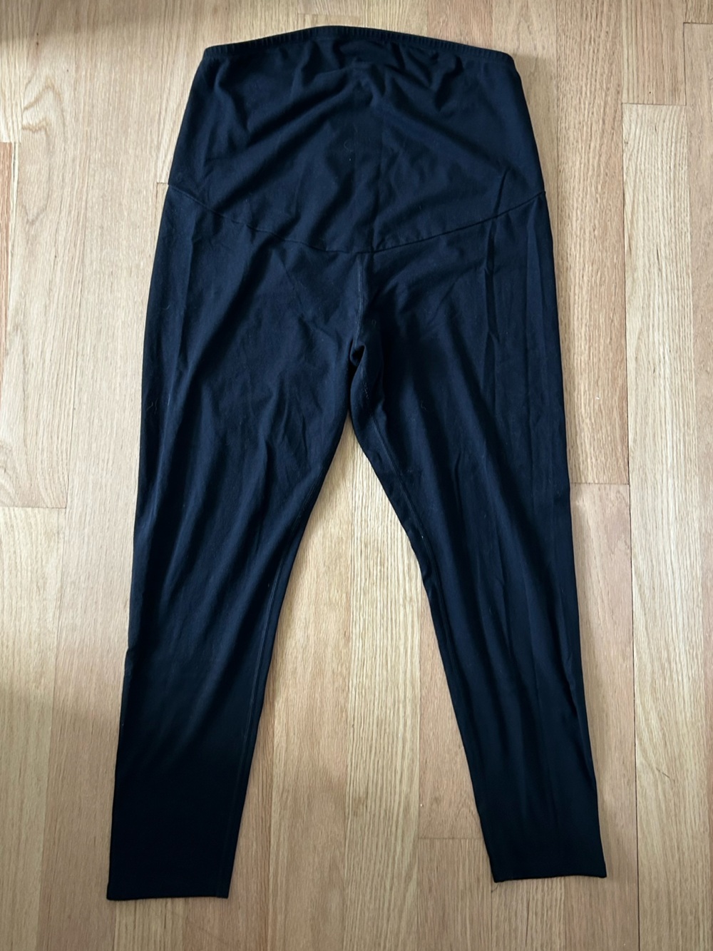 Sonoma Maternity Black Leggings XL Over Belly Stretch Pants